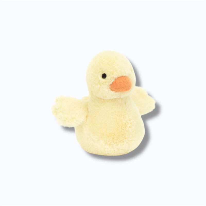 Peluche canard fluffy de face