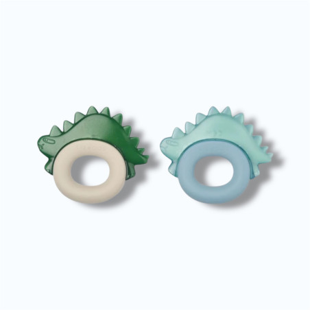 Lot de 2 anneaux de dentition rafraîchissants Rita Dino Liewood pour bébé