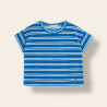 T-shirt éponge rayures azur (2, 4, 6 ans) T-shirt éponge rayures azur (2, 4, 6 ans)
