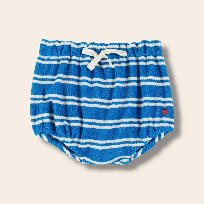 Bloomer éponge rayures azur
