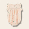 Combibloomer brodé à fleurs rose pastel de face Combibloomer brodé à fleurs rose pastel de face