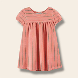 Robe éponge rayures blossom