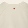 Sweat de dos, coeur sur le col Sweat de dos, coeur sur le col
