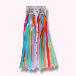 Rubans à franges pour guidon de vélo