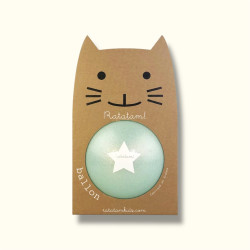 Ballon pailleté vert d'eau