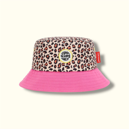 Bob enfant Léopard 7 Hello Hossy imprimé léopard rose coton biologique Cool Kids Only