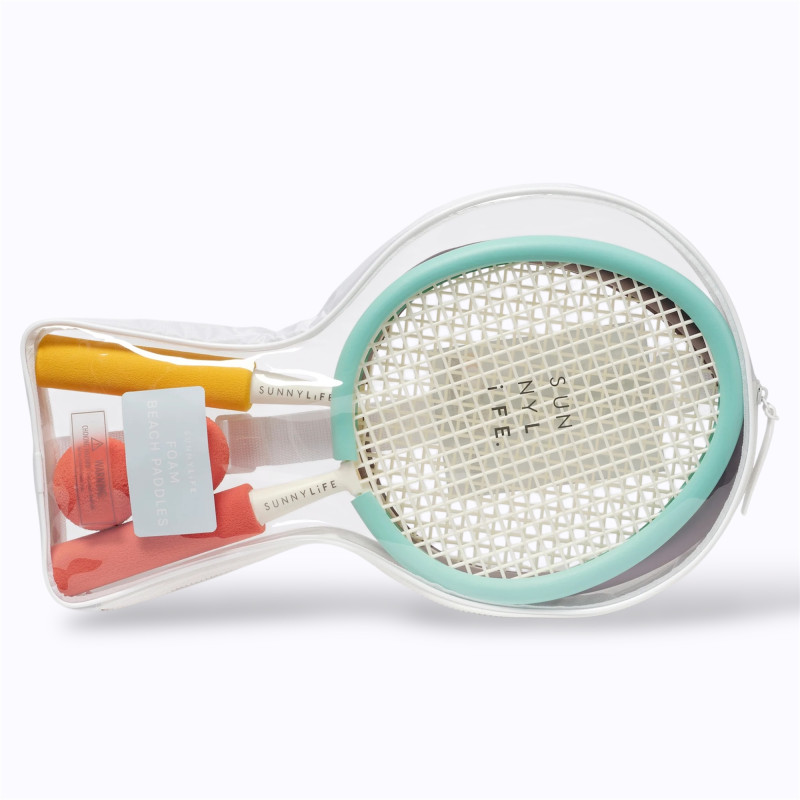 Raquettes de plage en mousse