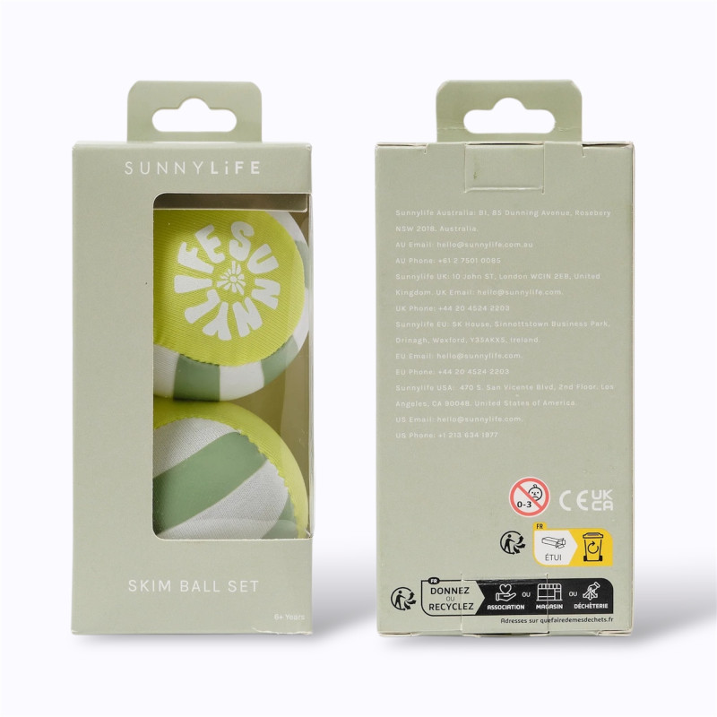 balles dans le packaging