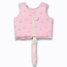 gilet rose à motifs cerises gilet rose à motifs cerises