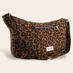 sac crossbody léopard Rive Droite coton recyclé