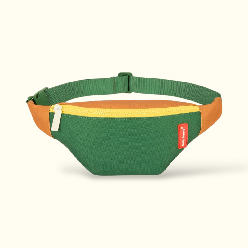 sac banane vert jaune et orange