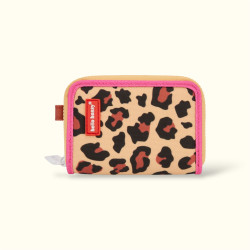 porte-monnaie motif léopard