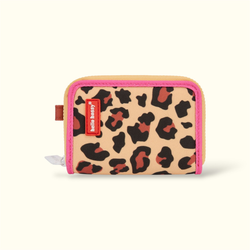 porte-monnaie motif léopard