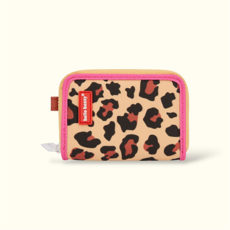 porte-monnaie motif léopard