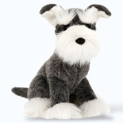 Peluche chien Lawrence le Schnauzer