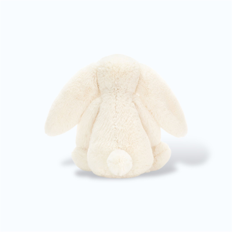 Peluche lapin crème, oreilles tombantes
