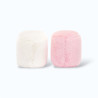 Duo de peluches Marshmallows rose et blanc Duo de peluches Marshmallows rose et blanc