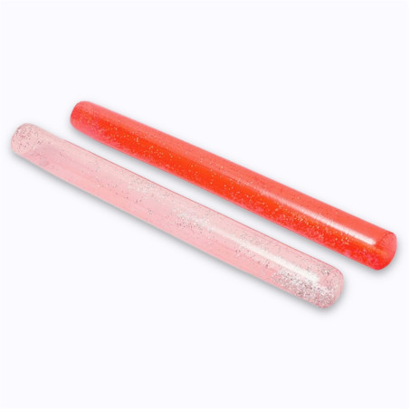 deux frites gonflables corail et rose deux frites gonflables corail et rose