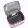 Lunch bag isotherme rayures roses et blanches Lunch bag isotherme rayures roses et blanches