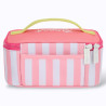 Lunch bag isotherme rayures roses et blanches Lunch bag isotherme rayures roses et blanches