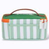 Lunch bag isotherme à rayures vertes et blanches Lunch bag isotherme à rayures vertes et blanches