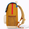 sac à dos marron et beige sac à dos marron et beige