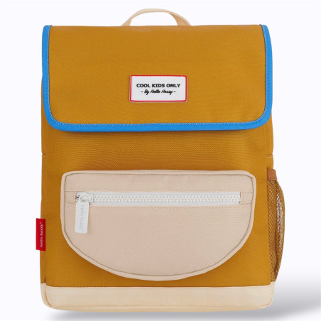 sac à dos marron et beige sac à dos marron et beige