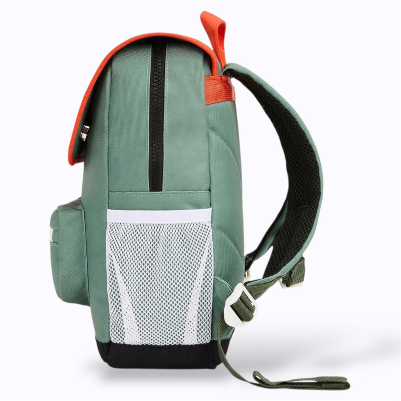 sac à dos vert et bordure rouge