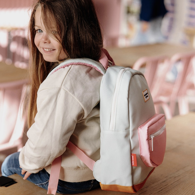sac vert d'eau et rose