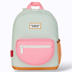 sac vert d'eau et rose