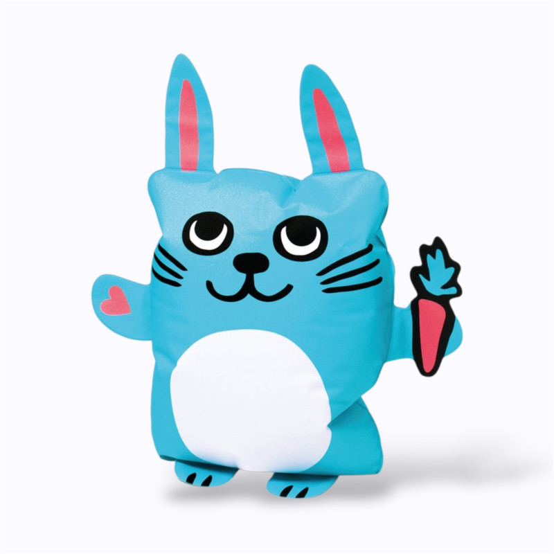 coussin gonflable lapin