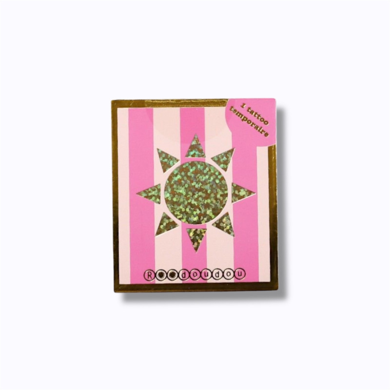 Tatouage soleil doré