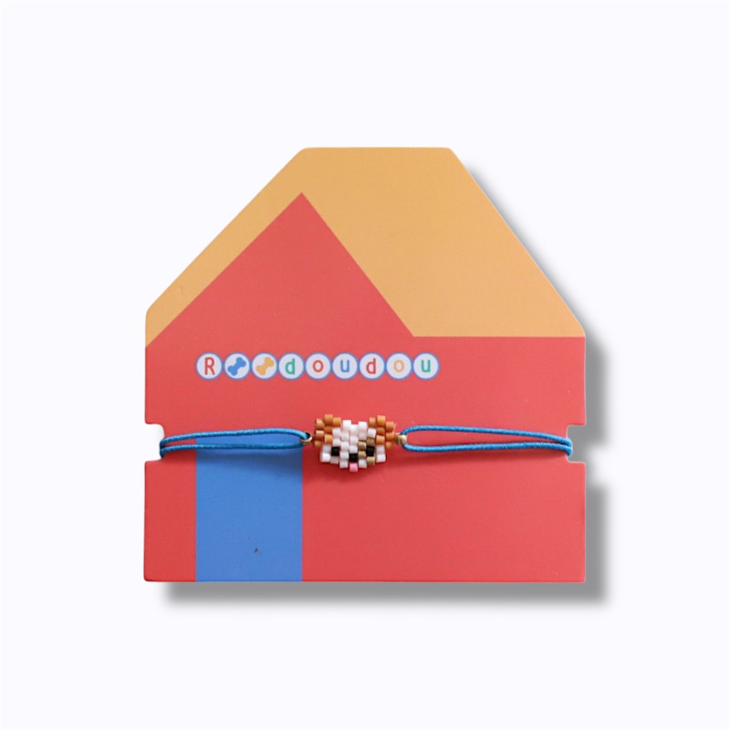 Bracelet enfant en perles chien