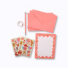 Set de papeterie lettres enveloppes et stickers - Trouville Set de papeterie lettres enveloppes et stickers - Trouville