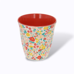 Grand verre fleuri - Le...