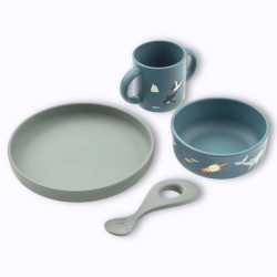 Set repas en silicone Vivi...