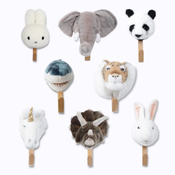 Patère tête d’animaux –...