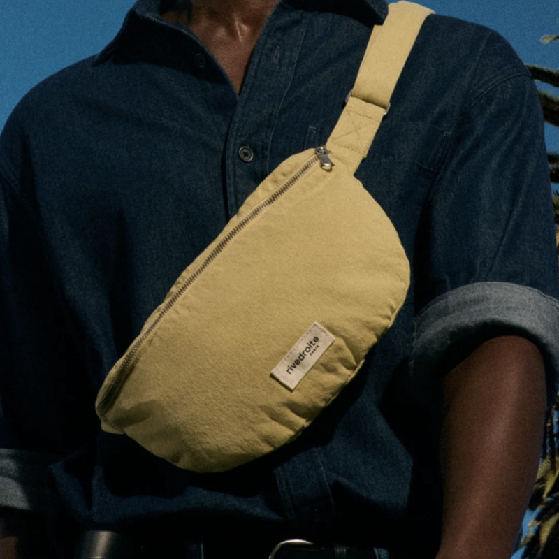 Sac banane "Custine" XL Santa Monica Beige – Rive Droite