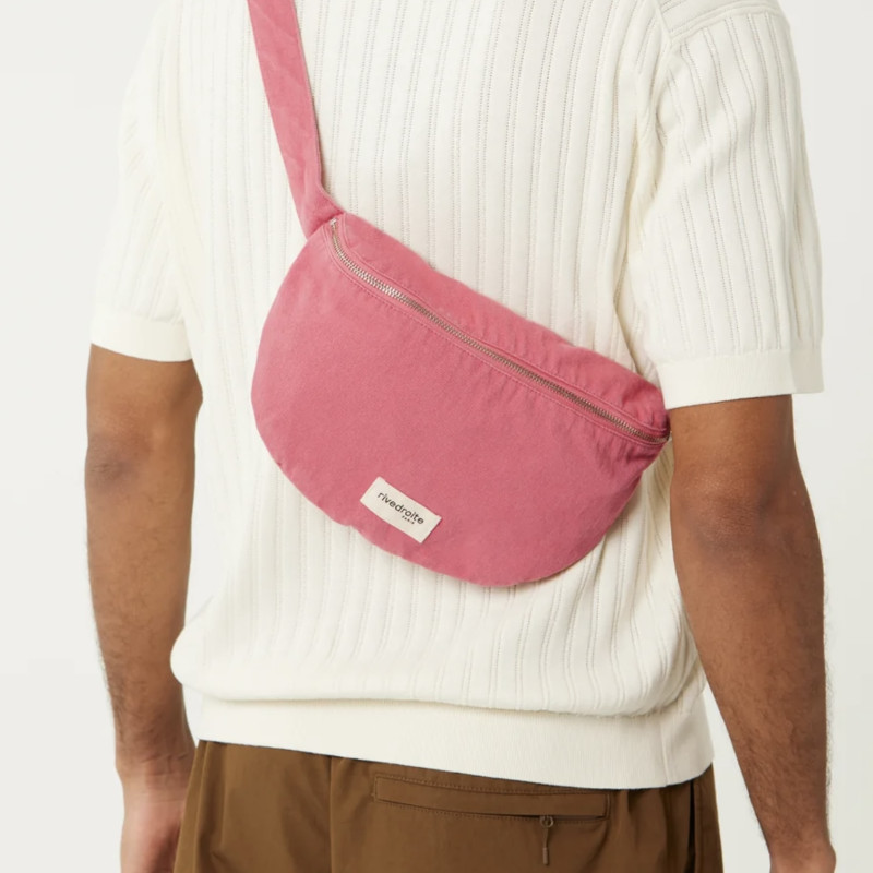 Sac banane "Custine" Melrose Pink – Rive Droite
