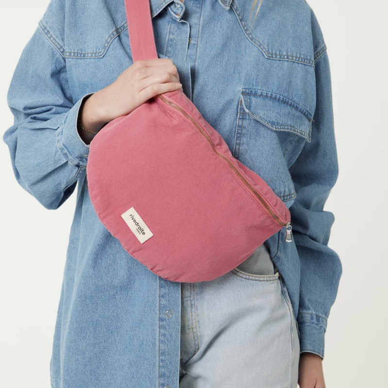 Sac banane "Custine" XL Melrose Pink – Rive Droite
