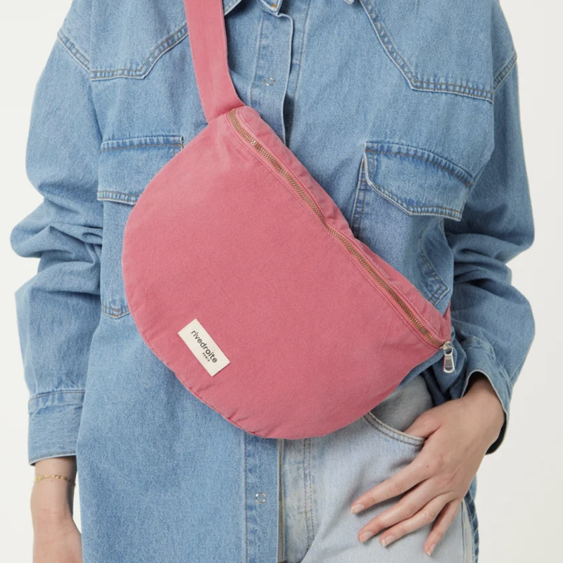 Sac banane "Custine" XL Melrose Pink – Rive Droite