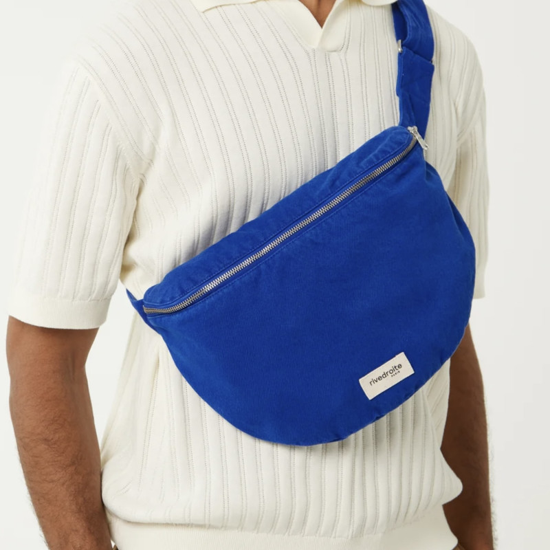 Sac banane « Custine » XL Venice Blue – Rive Droite