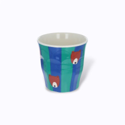 Petit verre animaux rayé –...