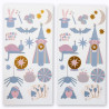Set de 2 planches de tatouages temporaires "Magie" Set de 2 planches de tatouages temporaires "Magie"