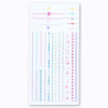 Set de 2 planches de tatouages temporaires "Girly" Set de 2 planches de tatouages temporaires "Girly"
