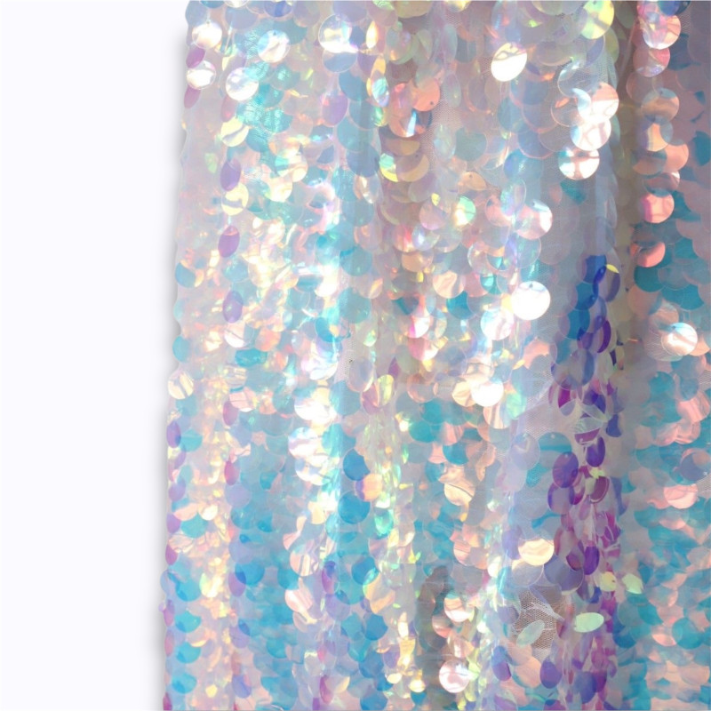 Déguisement cape sirène écailles holographiques