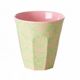 Gobelet en melamine Rice - Motif "Pink Flower field"
