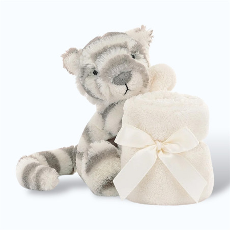 Doudou plat tigre Bashful "Snow" Doudou plat tigre Bashful "Snow"