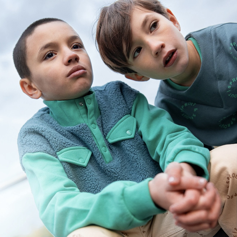 Anorak sweatshirt colourblock