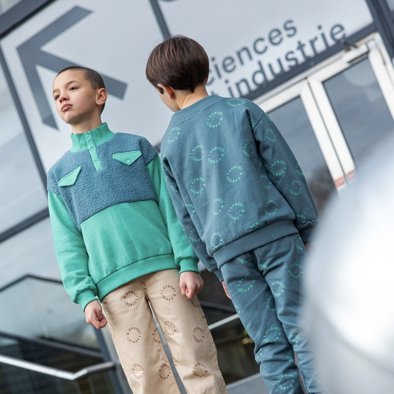 Anorak sweatshirt colourblock